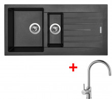 Sinks PERFECTO 1000.1 Metalblack+VI...
